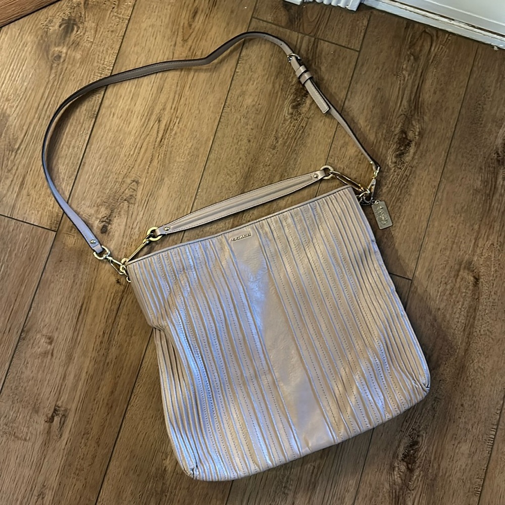 Leather Coach purse